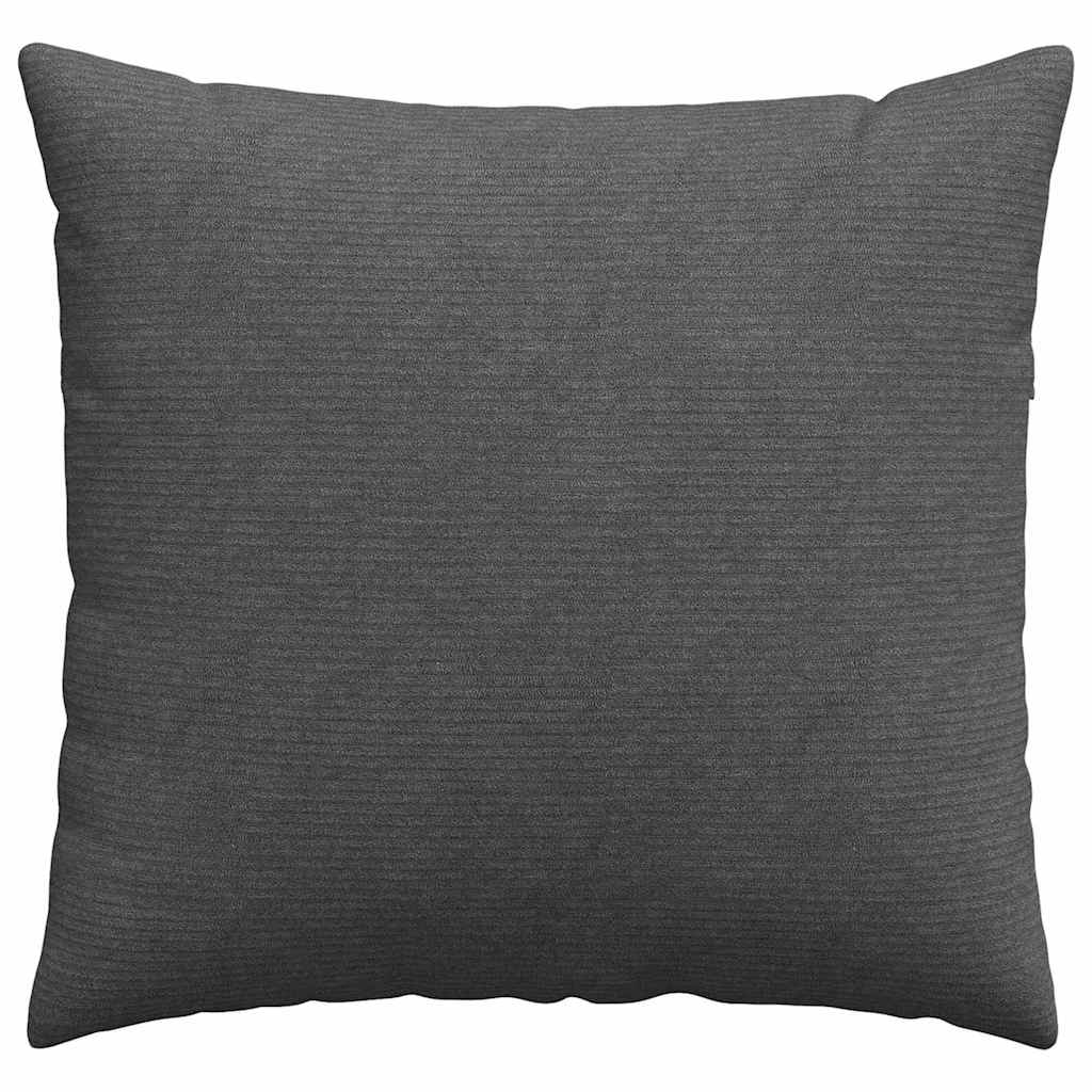 Sofakissen 2 Stück Hellgrau 50 x 30 cm Cordstoff