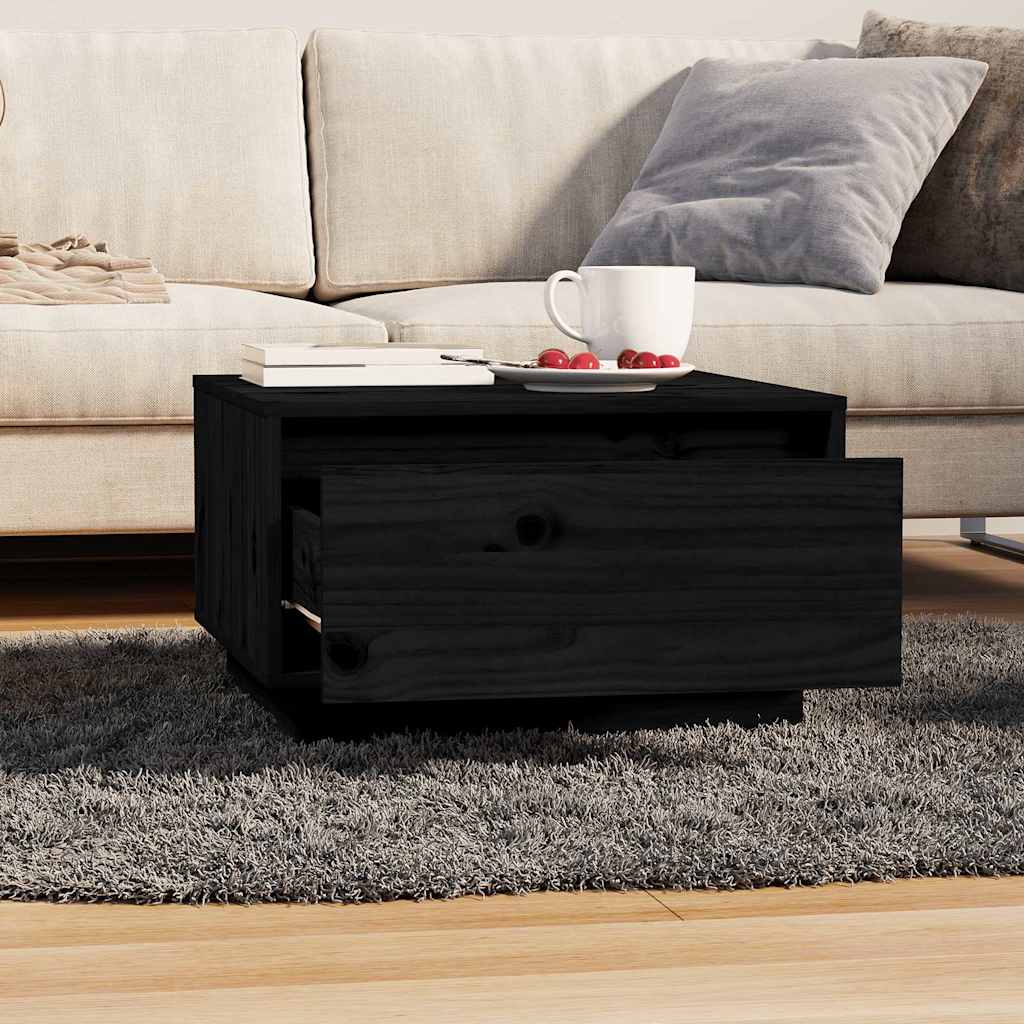 Couchtisch 55x56x32 cm Massivholz Kiefer