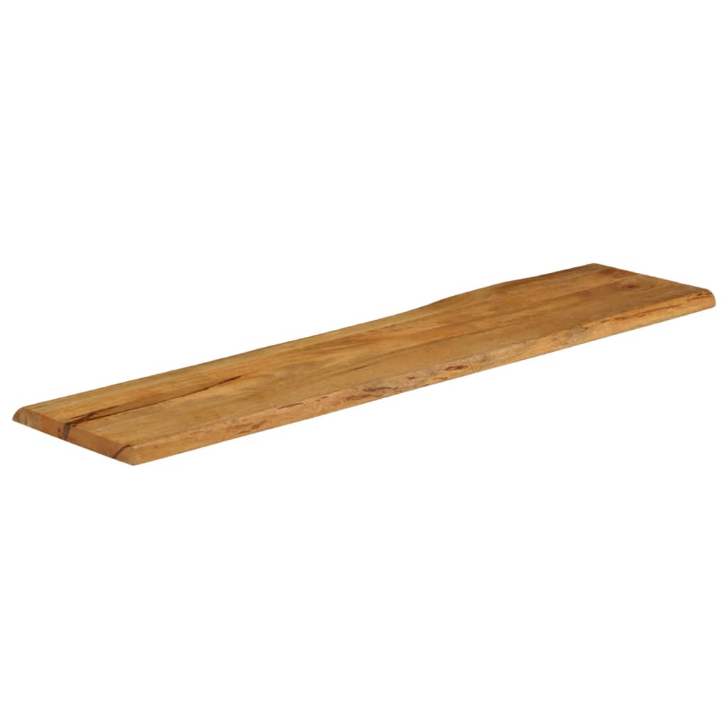 Tischplatte 40x40x2,5 cm Rechteckig Massivholz Akazie Baumkante