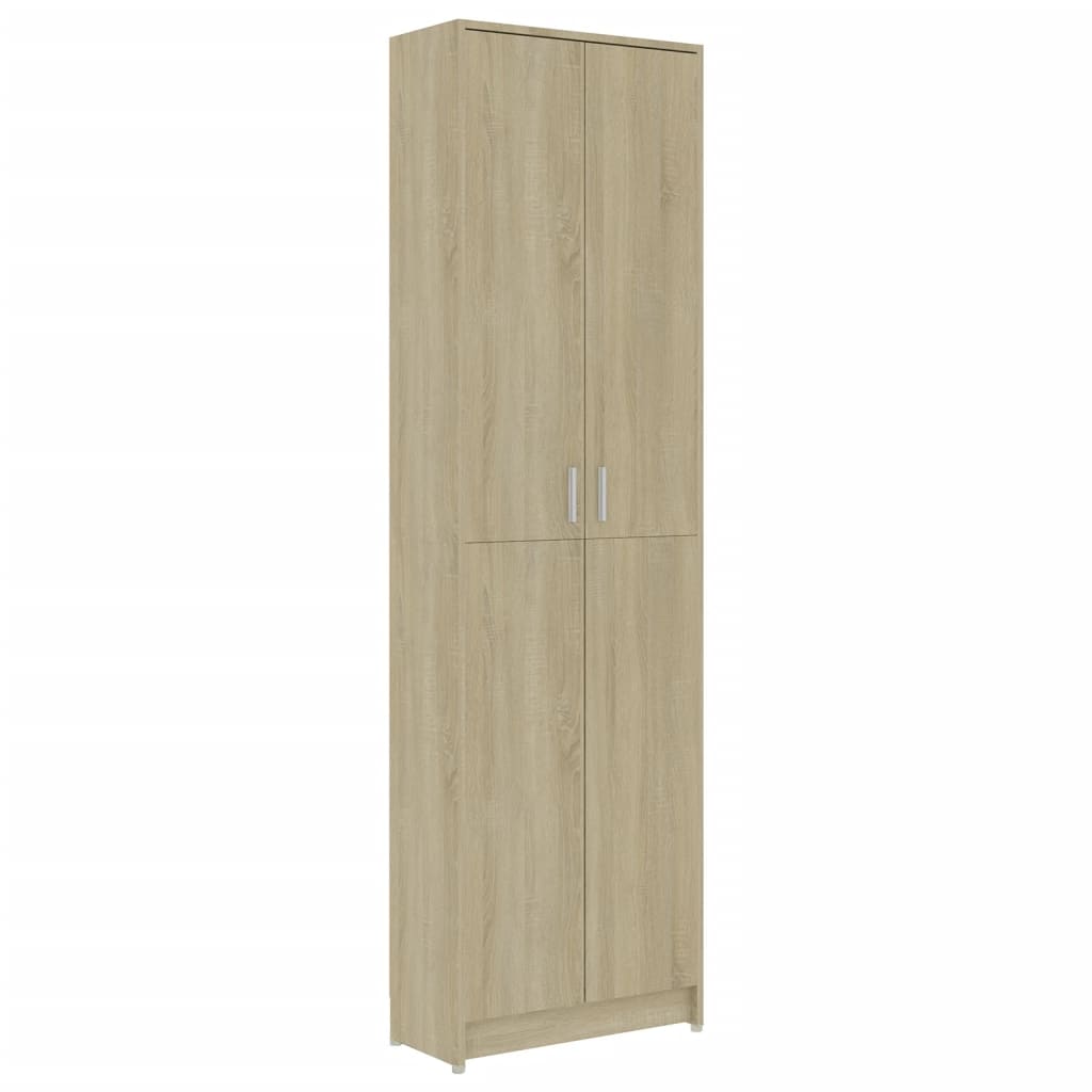 Garderobenschrank Weiß 55x25x189 cm Holzwerkstoff