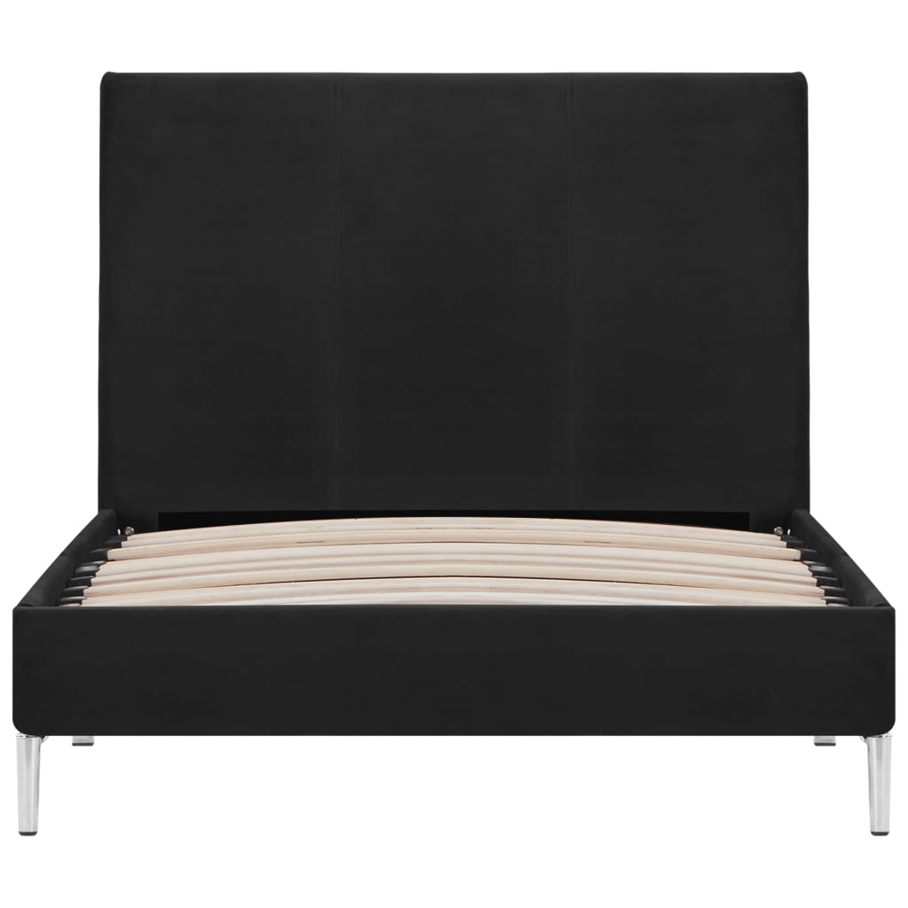 Bettgestell Blau Stoff 160 x 200 cm