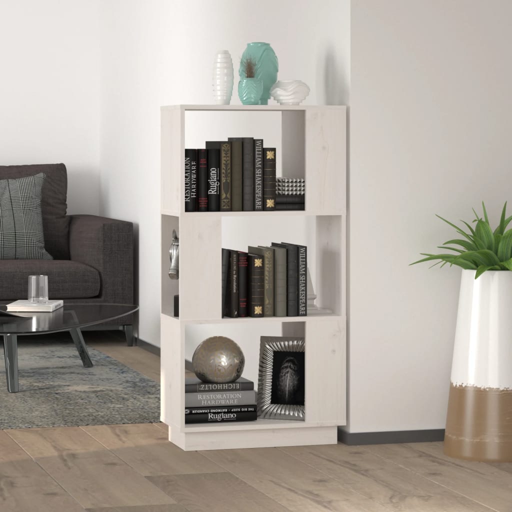 Bücherregal/Raumteiler 51x25x101 cm Massivholz Kiefer