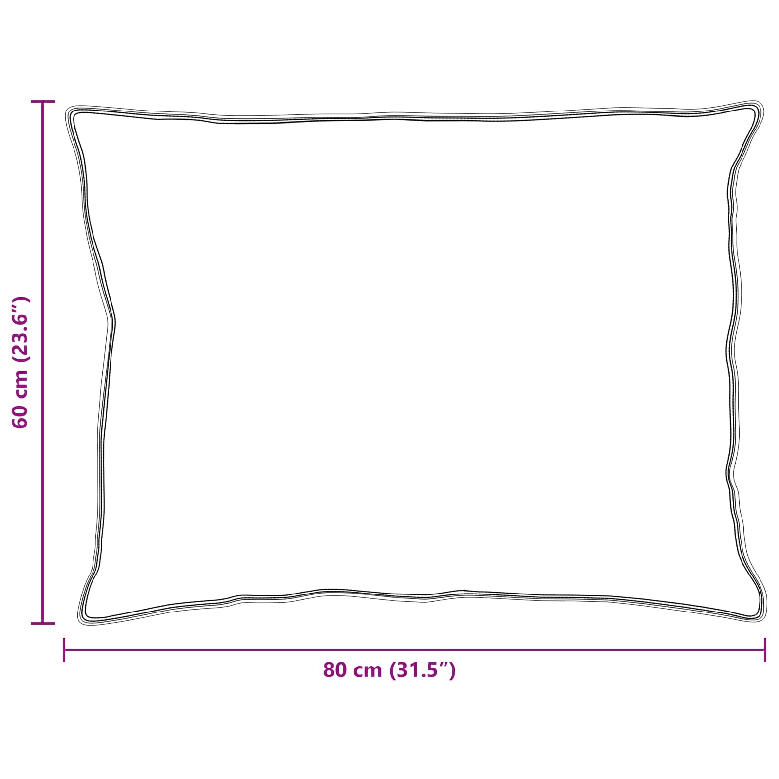 Decke mit Kissen mit Kissen 3 pcs Weiß Mikrofaser