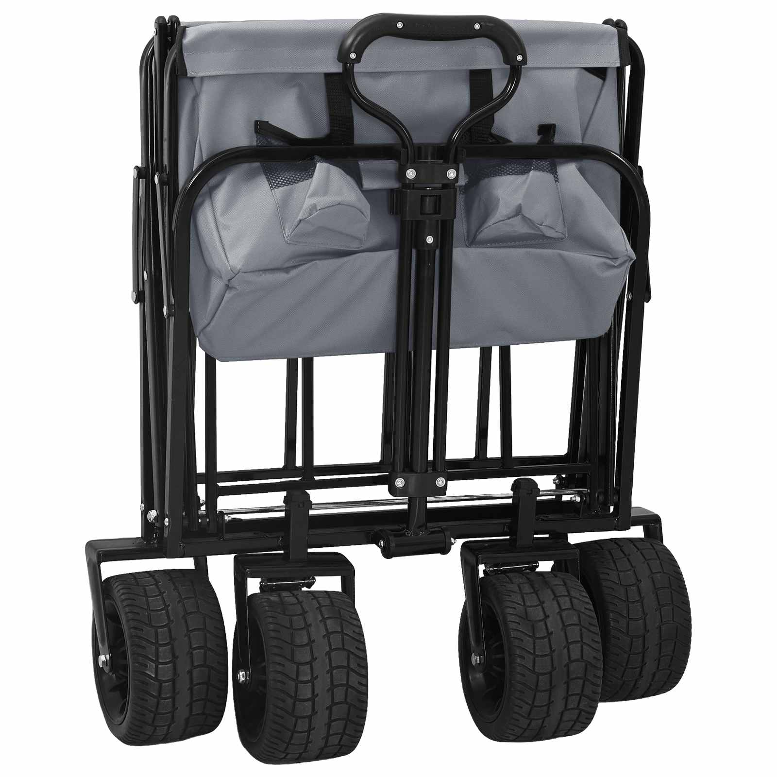 Faltwagen Blau 89 x 63 x 96 cm Stahl und Polyester-Oxford