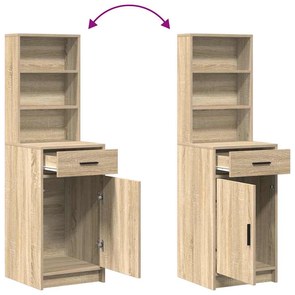 Schminktischset mit LED mit Schubladen 3 pcs Weiß Holzwerkstoff