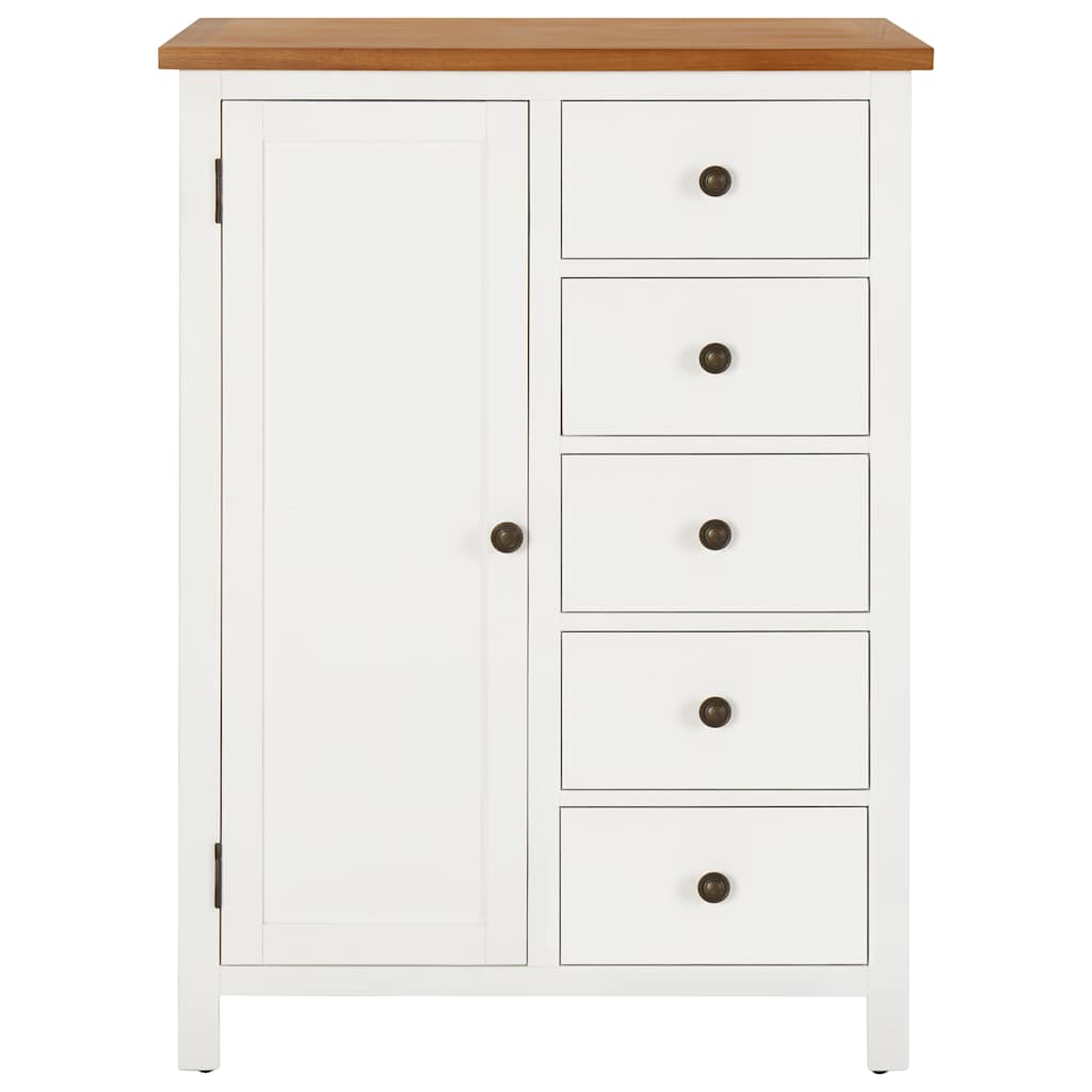 Kleiderschrank 76 x 52 x 105 cm Eiche Massivholz