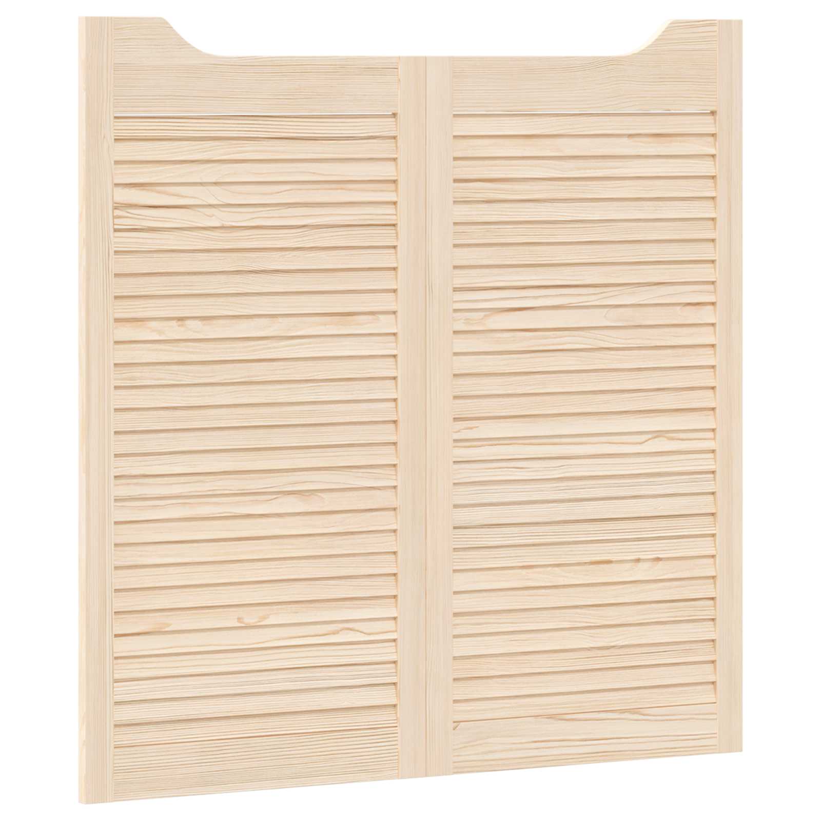 Schwingtüren Natur 80 x 40 cm Massives Kiefernholz