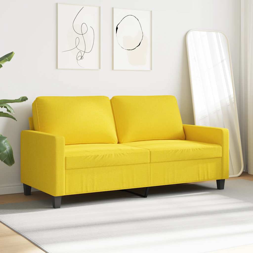 3-Sitzer-Sofa Hellgrau 180 cm Stoff