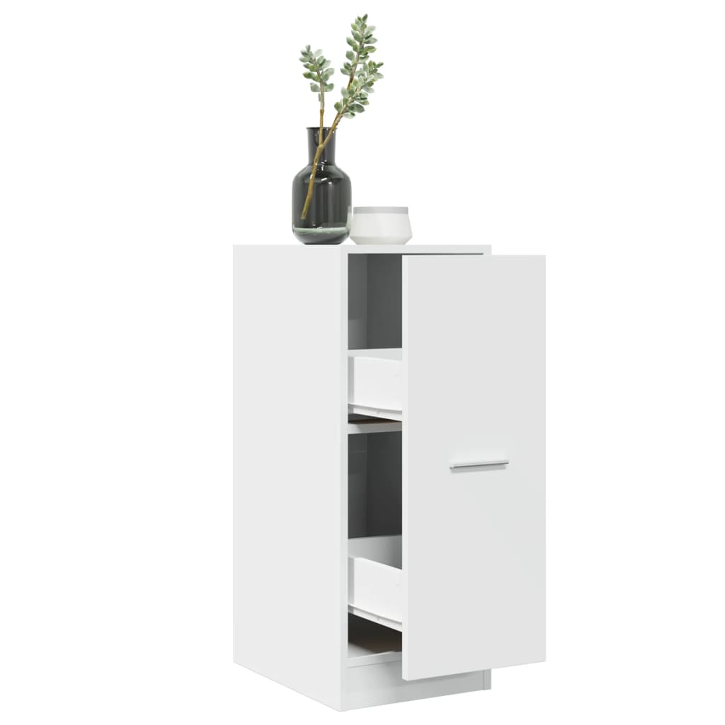 Apothekerschrank Weiß 30 x 41 x 174,5 cm Holzwerkstoff