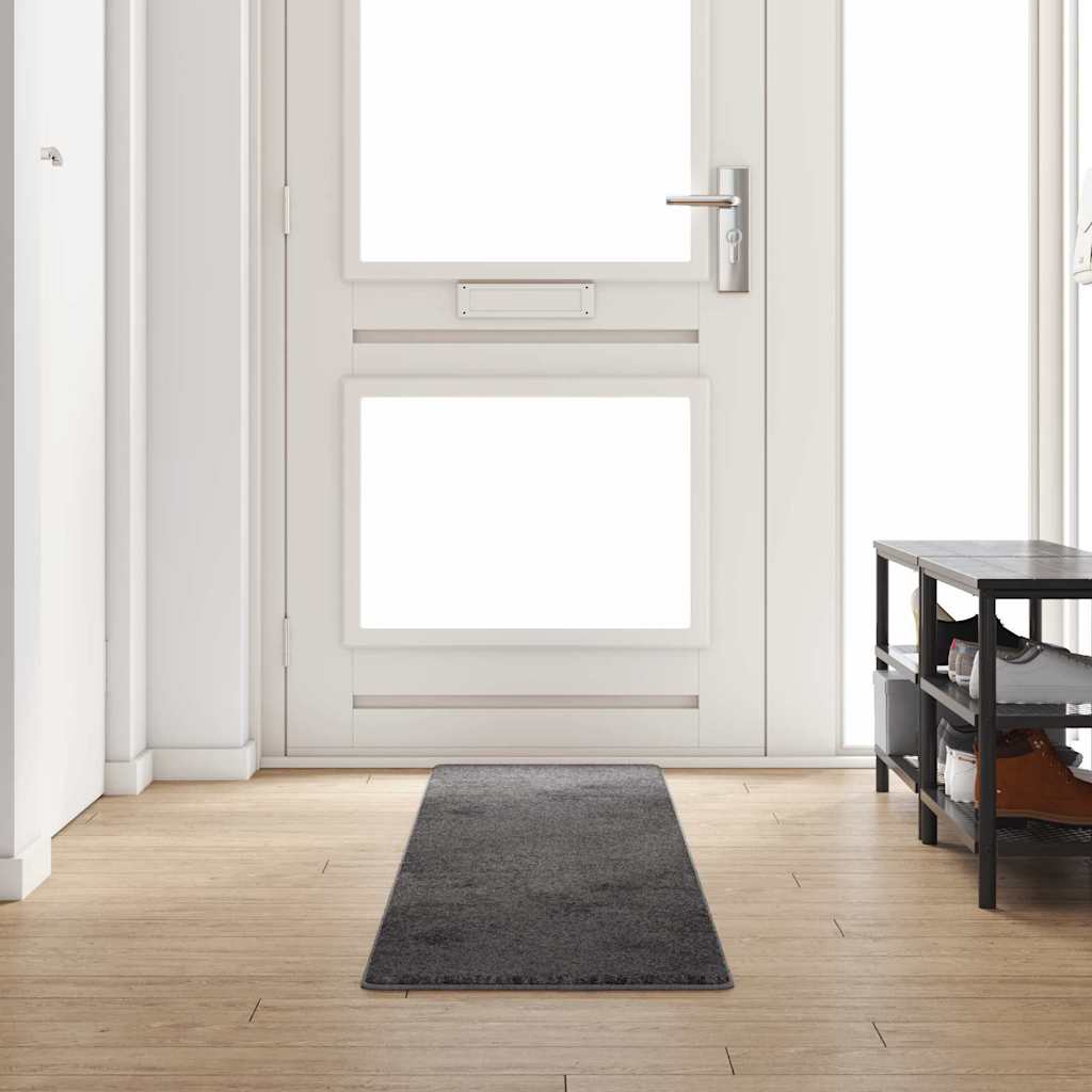 Teppichläufer Grau 50 x 100 cm 100% Polypropylen Tuft