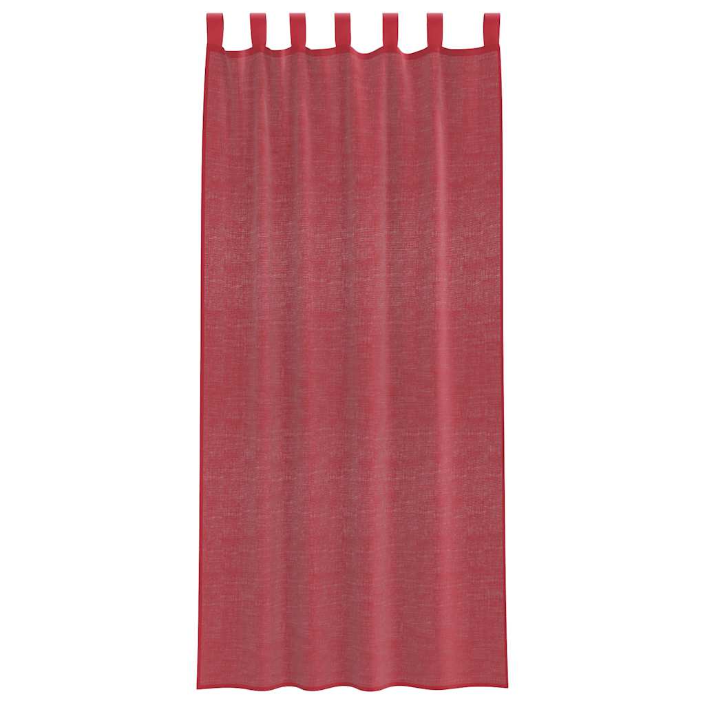 Voile Vorhänge mit Ösen 2 Stk. Apfelgrün 140x140 cm