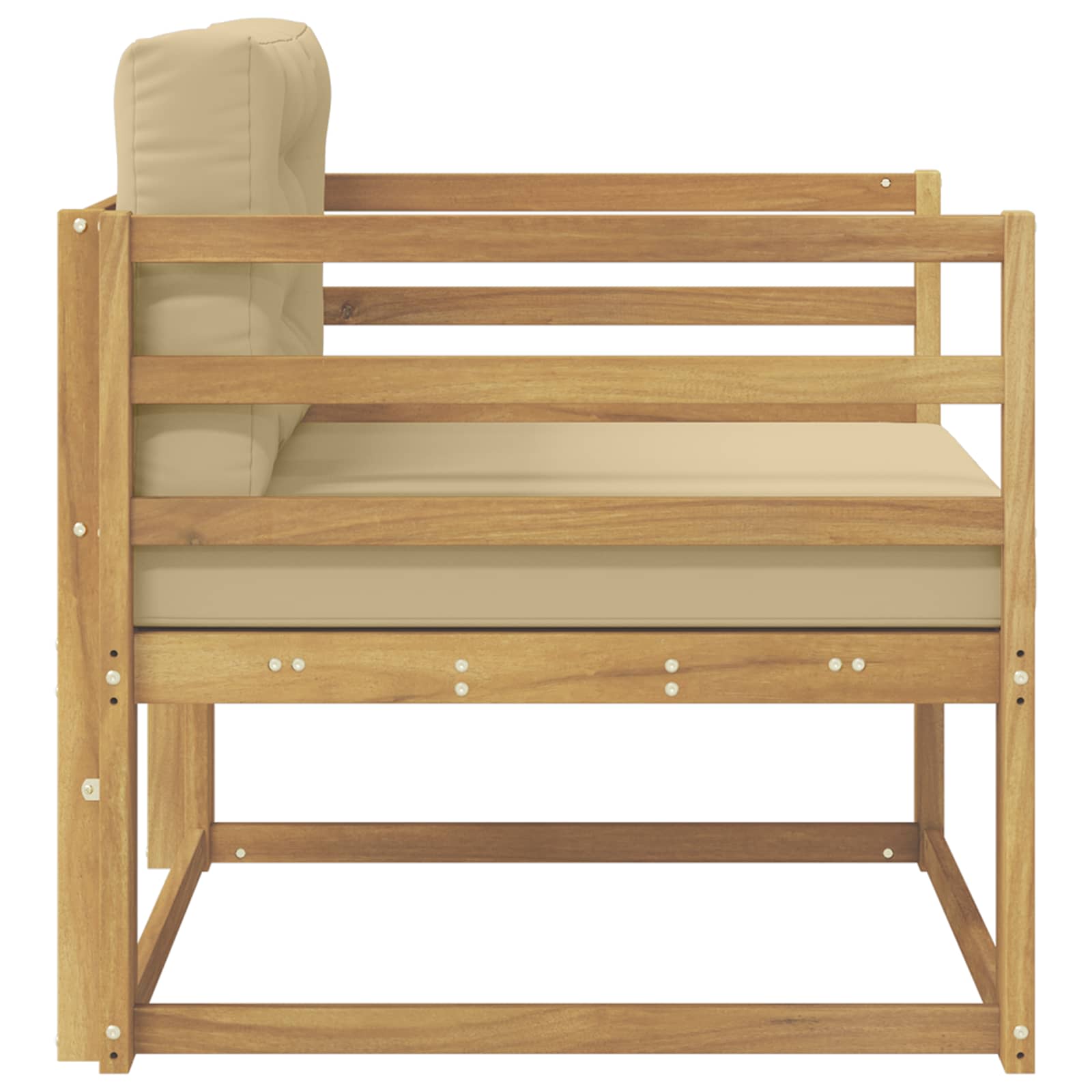 Outdoor Mittelsofa Natur