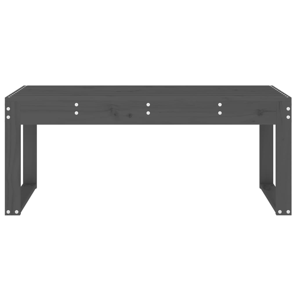 Gartenbank 80x38x45 cm Massivholz Kiefer