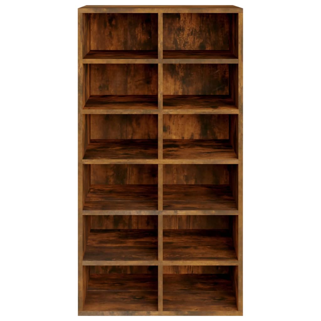 Schuhregal Weiß 54x34x100,5 cm Holzwerkstoff