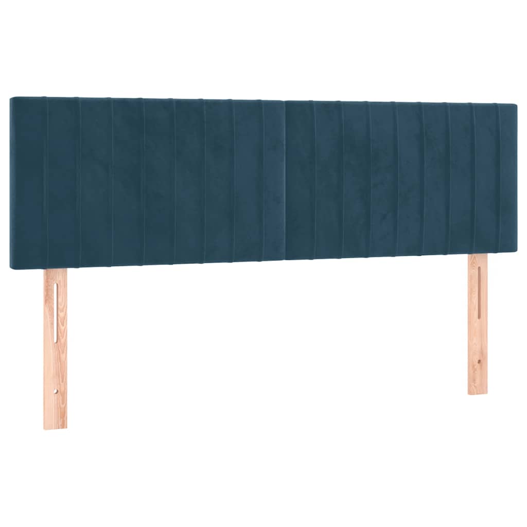 Kopfteil Hellgrau 80x5x118/128 cm Samt