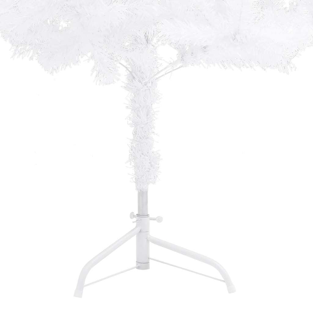 Künstlicher Eck-Weihnachtsbaum Grün 120 cm PVC