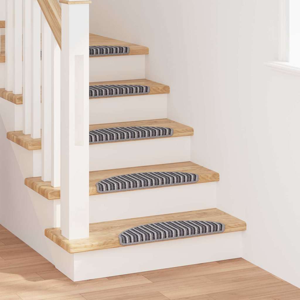 Selbstklebende Treppenschoner 15 pcs Anthrazit 56 x 17 x 3 cm