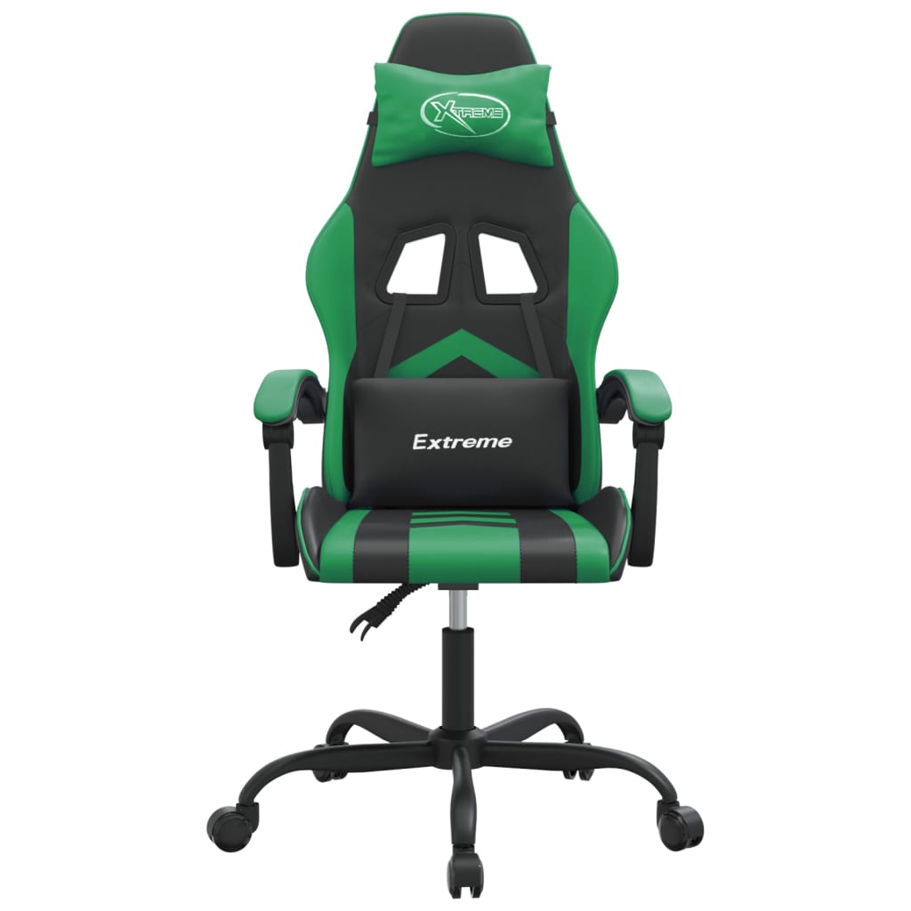 Gaming-Stuhl Drehbar Schwarz und Rot Kunstleder