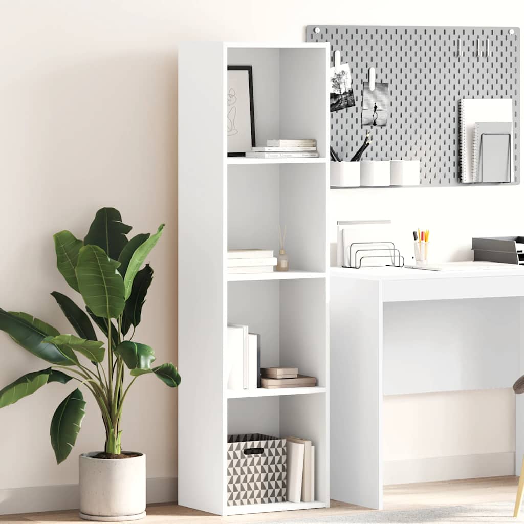 Bücherregal Weiß 80x30x189 cm Holzwerkstoff