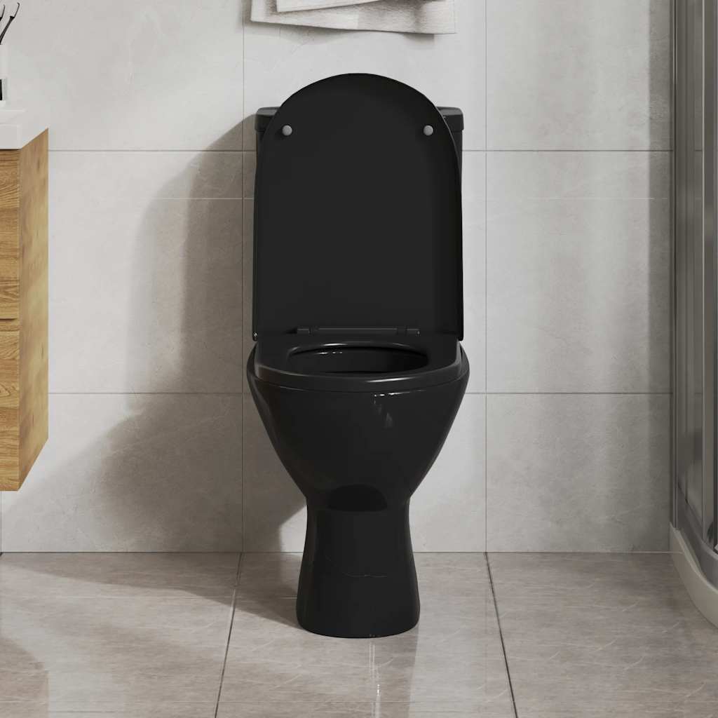 Toilettensitz mit Absenkautomatik und Quick-Release-Design Weiß