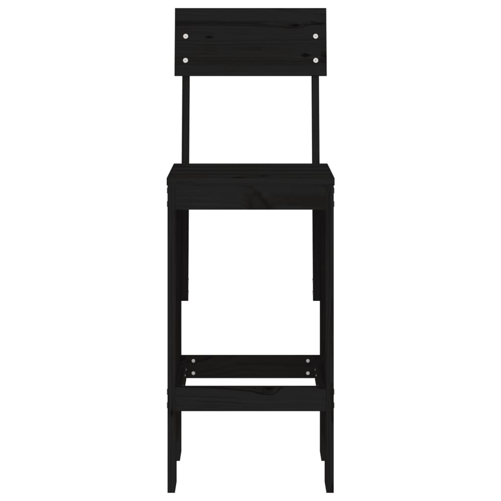Barhocker 2 Stk. 40x42x120 cm Massivholz Kiefer