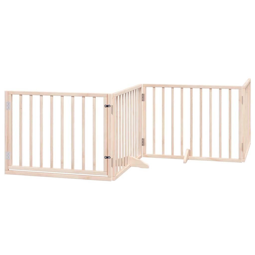 Hundegitter Faltbar 3 Paneele 150 cm Pappelholz