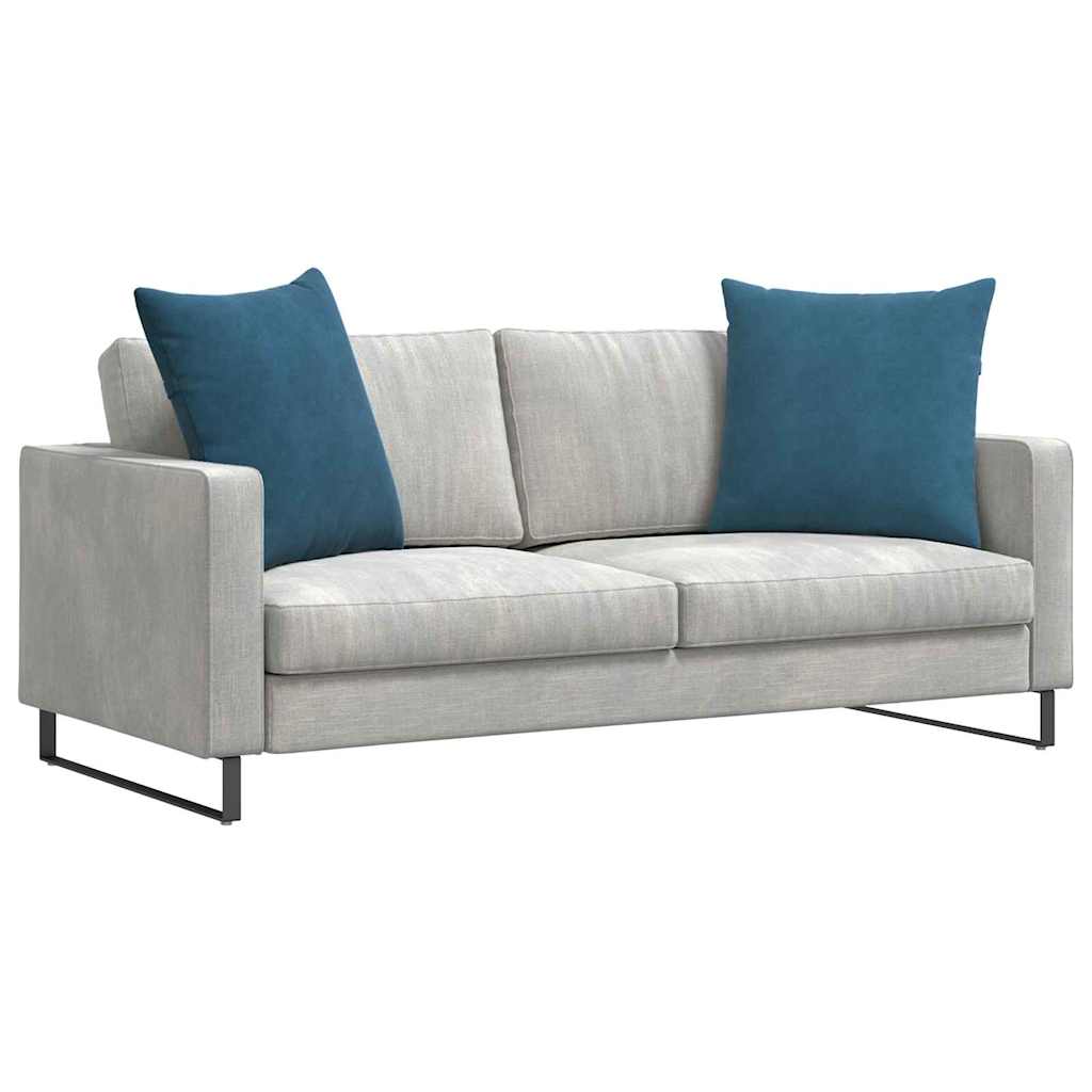 Sofakissen 2 Stück Blau 50 x 30 cm Cordstoff