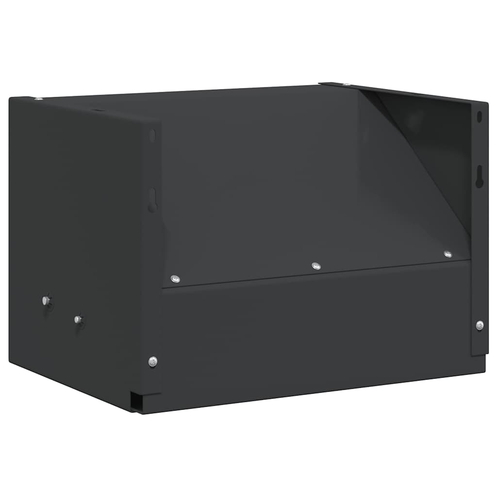 Kugelfangbox Schwarz 29 x 22 x 20 cm Stahl