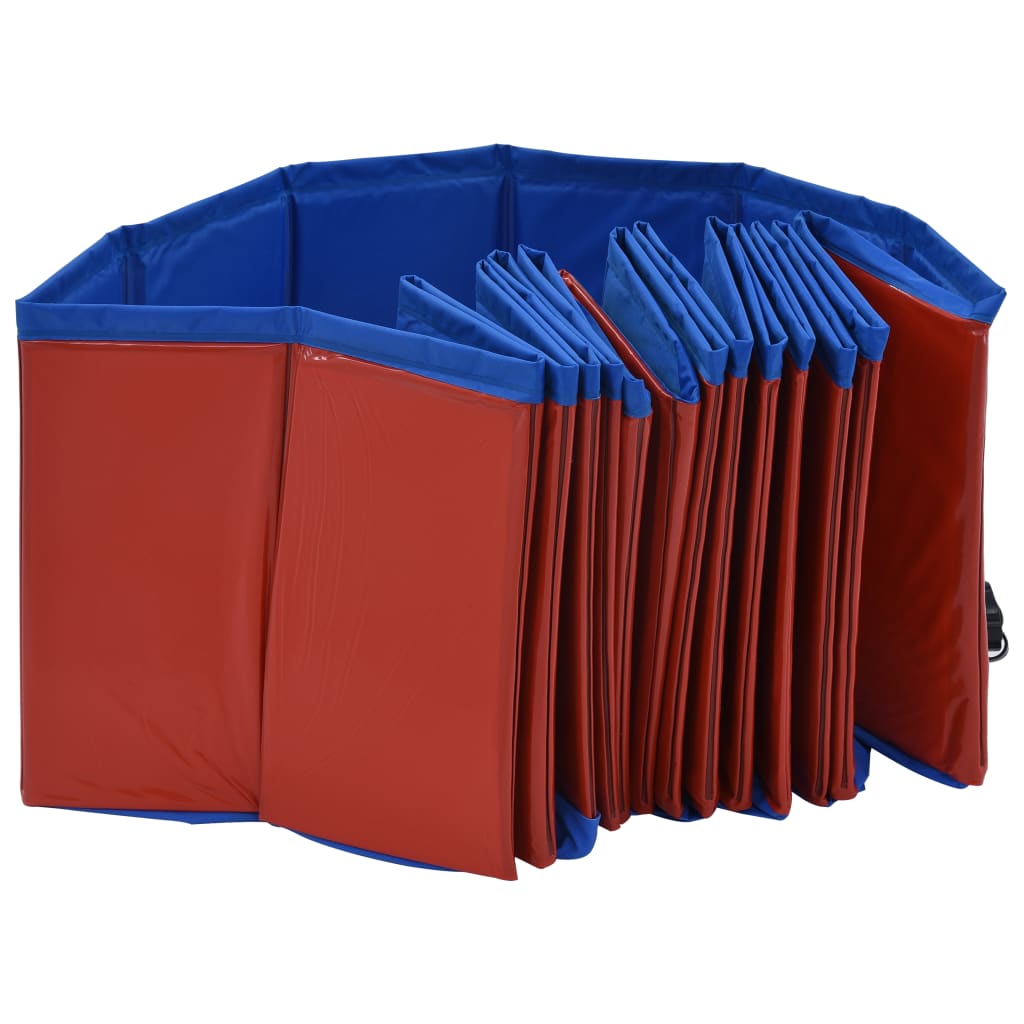 Hundepool Rot Ø200 x 30 cm Dicker PVC