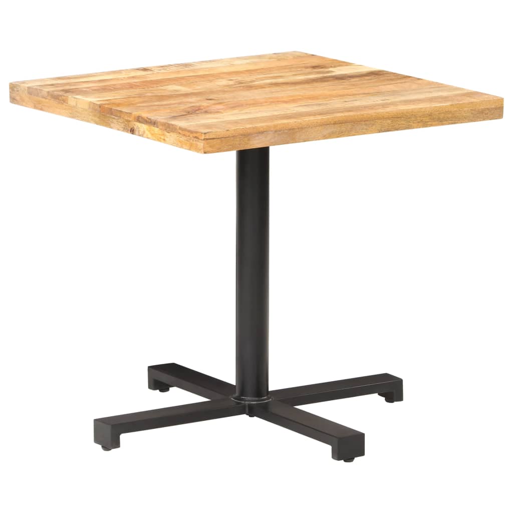 Bistrotisch Rund Ø60x75 cm Raues Mangoholz