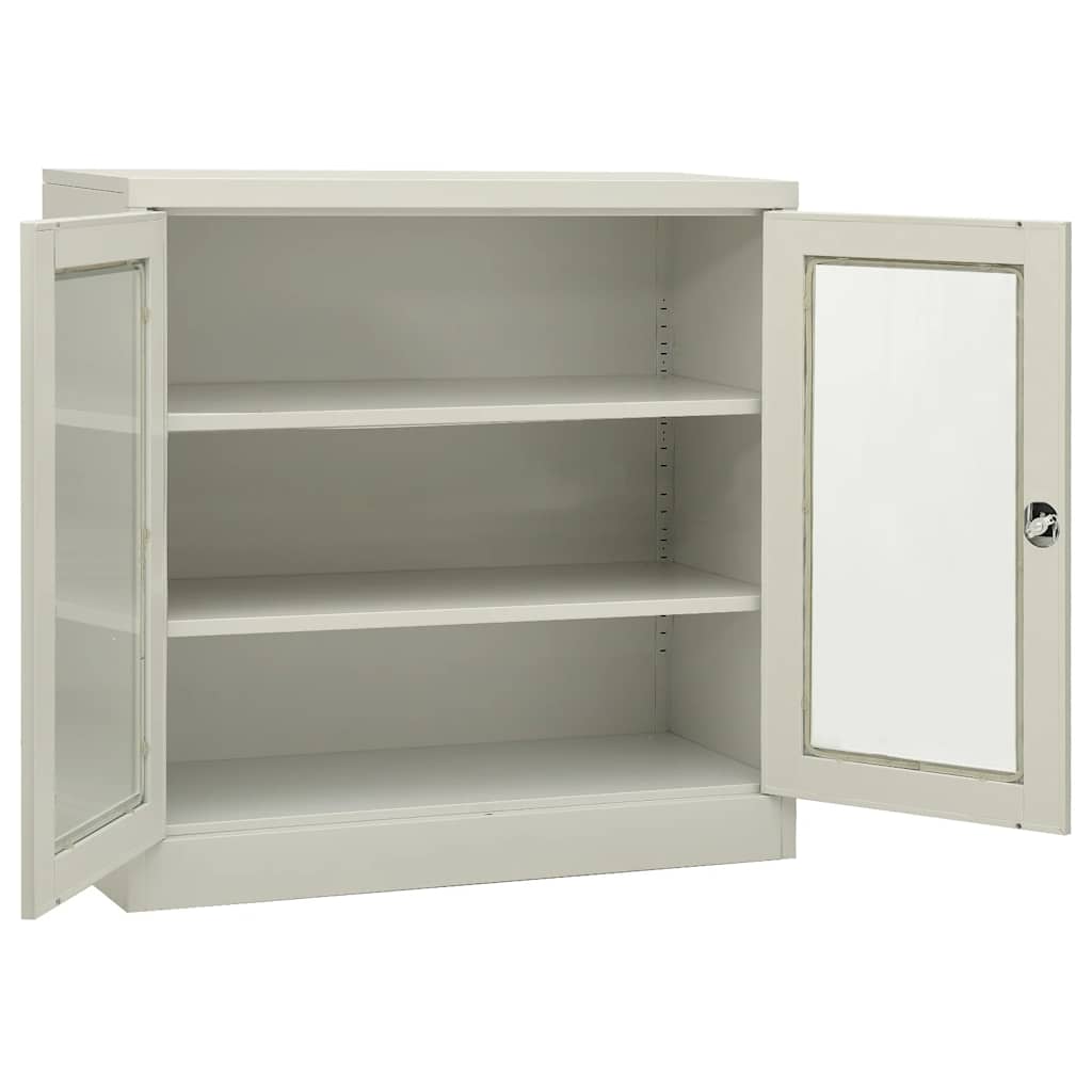 Büroschrank Weiß 90x40x70 cm Stahl