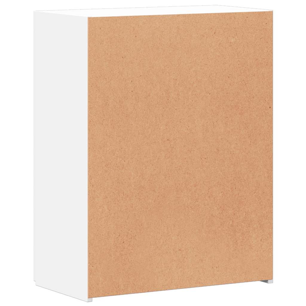 Aktenschrank Weiß 60x32x153 cm Holzwerkstoff