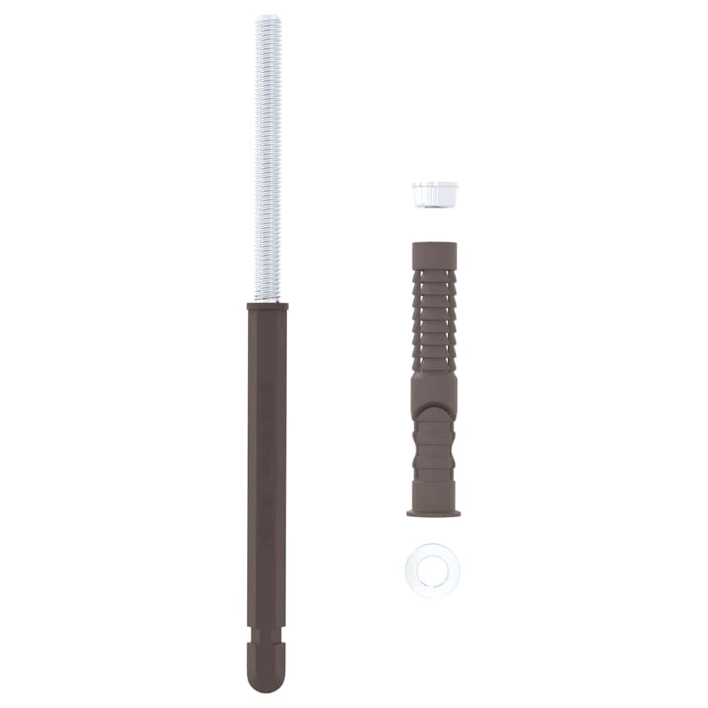 Schwebende Regalträger 12 pcs Beige Ø10 x 170 mm Stahl