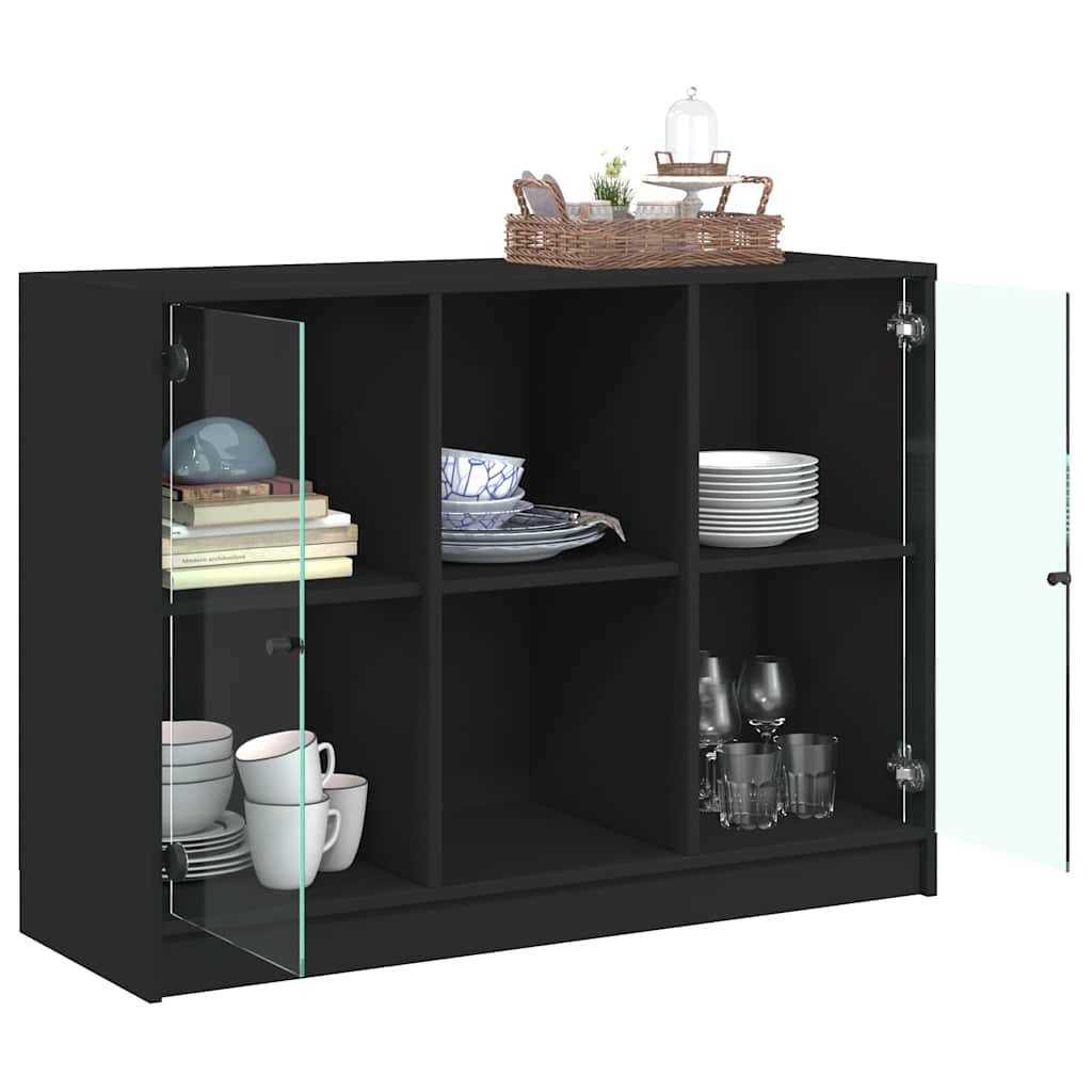 Bücherschrank mit Türen Weiß 204x37x75 cm Holzwerkstoff