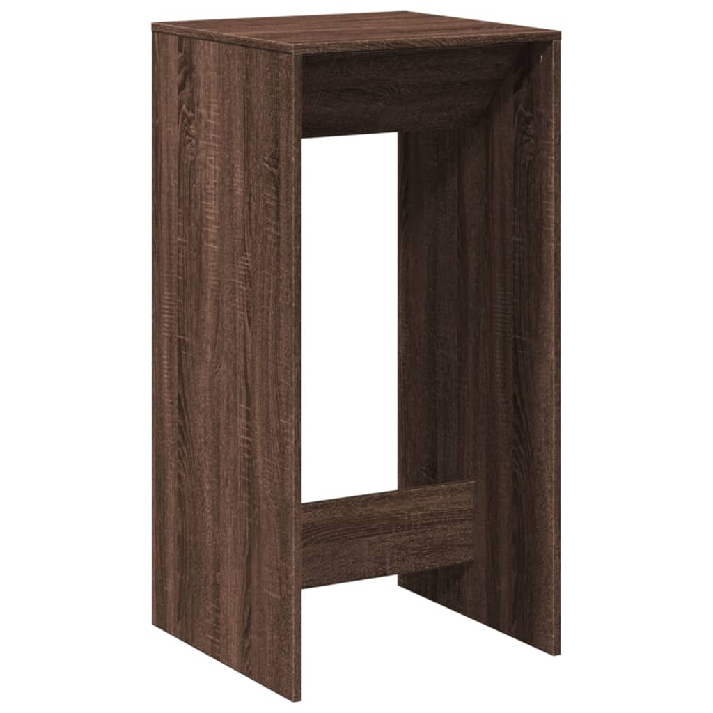 Bartisch Schwarz Eichen-Optik 102 x 50 x 103,5 cm Holzwerkstoff