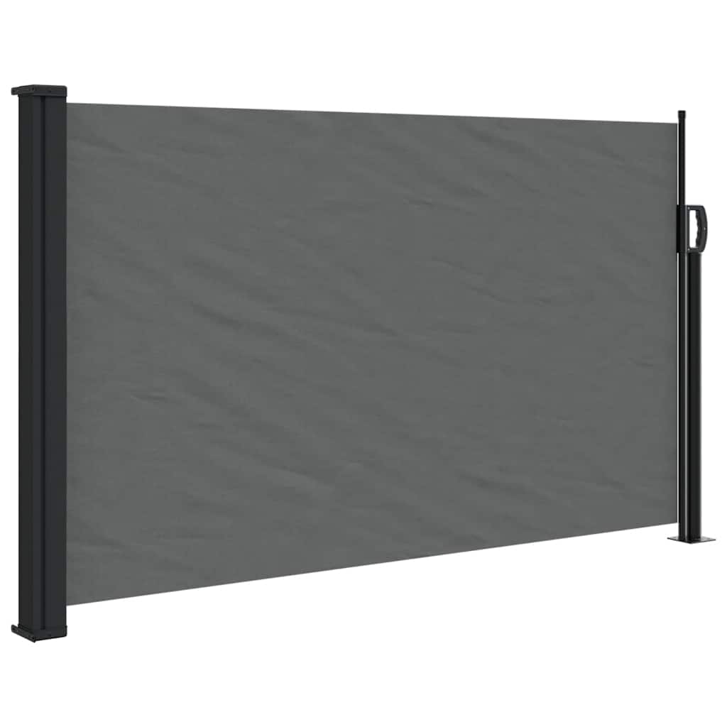 Seitenmarkise Ausziehbar Schwarz 100x300 cm