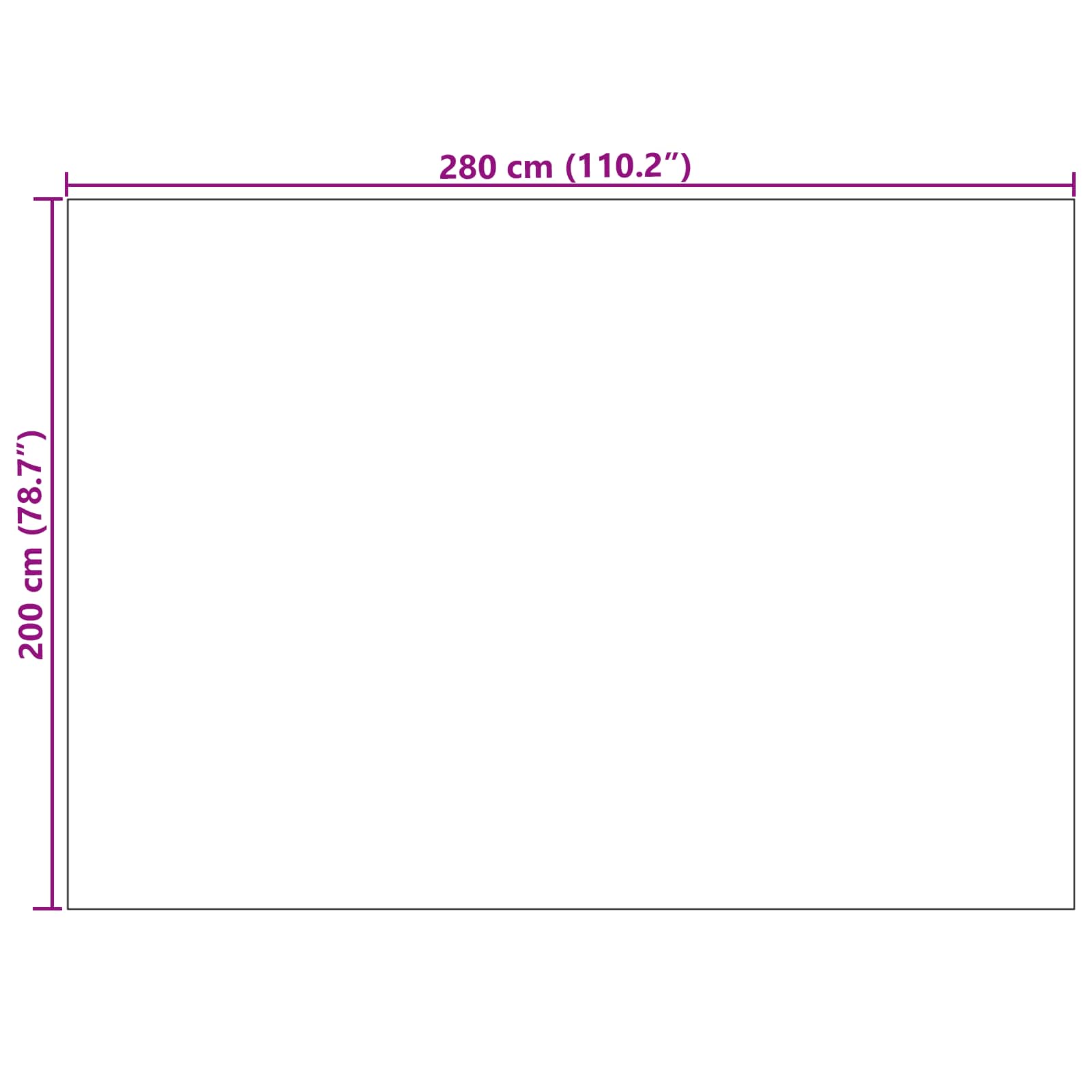 Bereichsteppiche Rechtwinklig LUGO Creme 150 x 80 cm Polyester