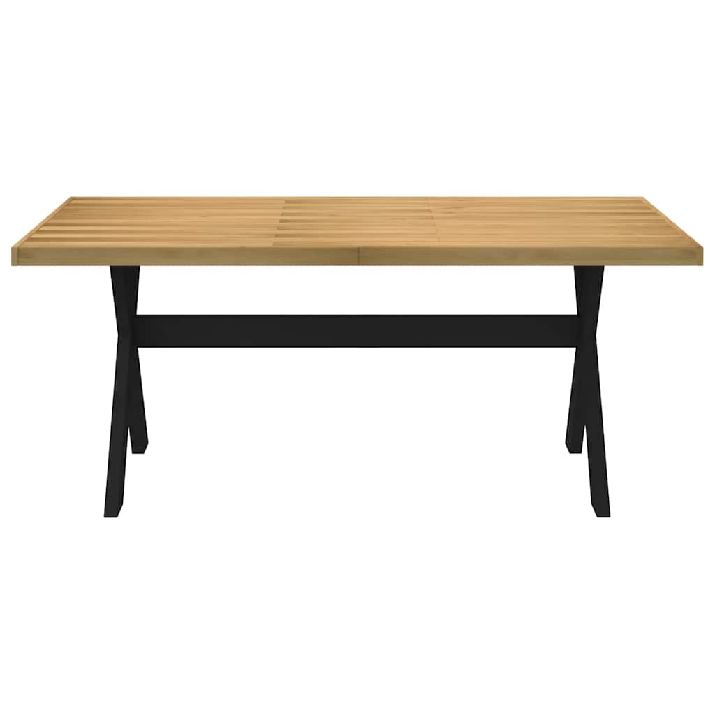 Esstisch NOAIN U-Form-Beine 180x90x75 cm Massivholz Kiefer