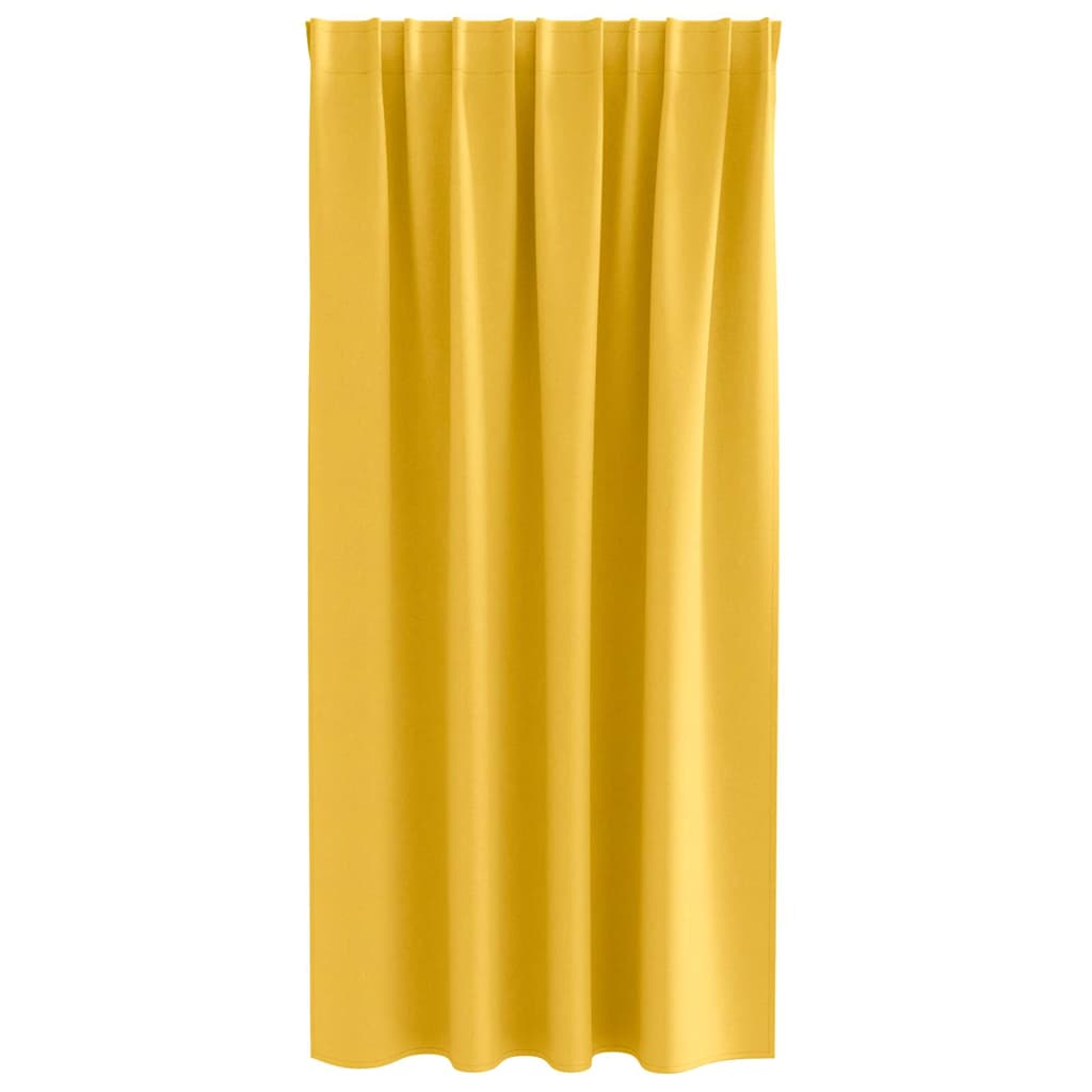 Verdunkelungs-Vorhänge mit Ringen 2 pcs Beige 140 x 140 cm