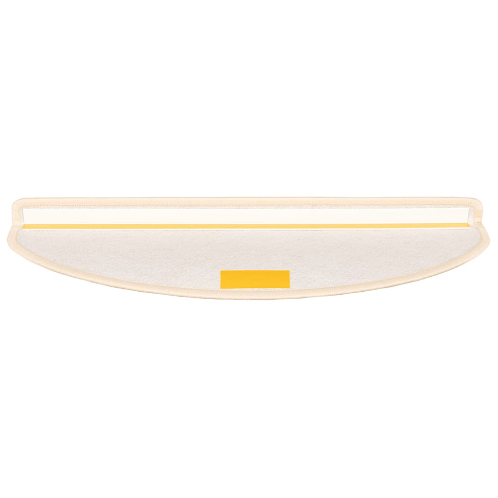 Stufenmatten 15 Stk. 56x17x3 cm Grau Halbrund