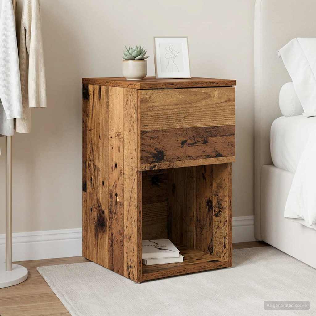 Bettschrank Weiß 29 x 31,5 x 49 cm Holzwerkstoff