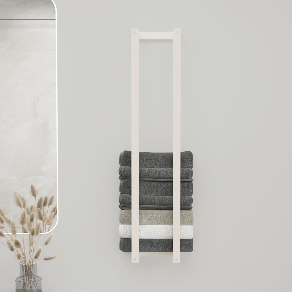 Handtuchhalter 23x18x60 cm Massivholz Kiefer