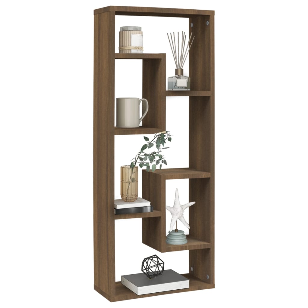 Wandregal Weiß 36x16x90 cm Holzwerkstoff