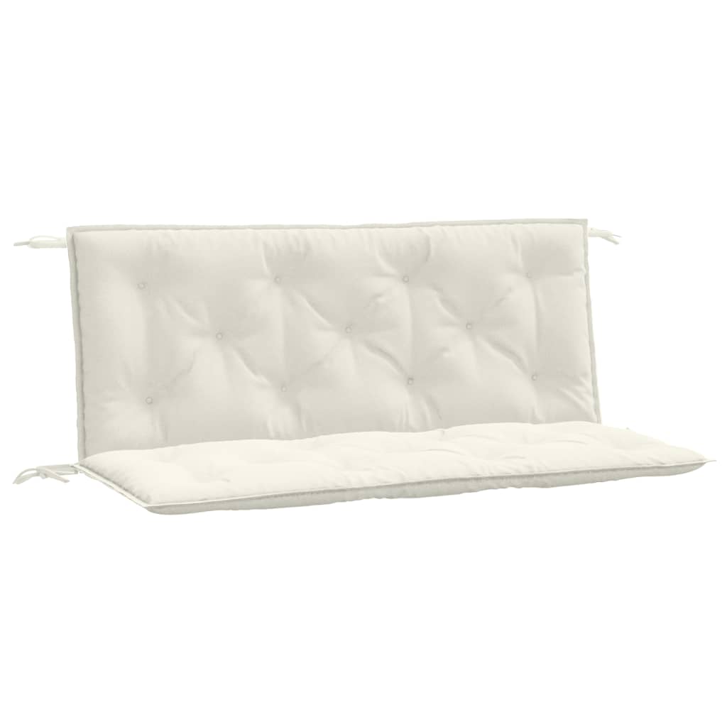Gartenbank-Auflagen 2 Stk. Melange Anthrazit 100x50x7 cm Stoff