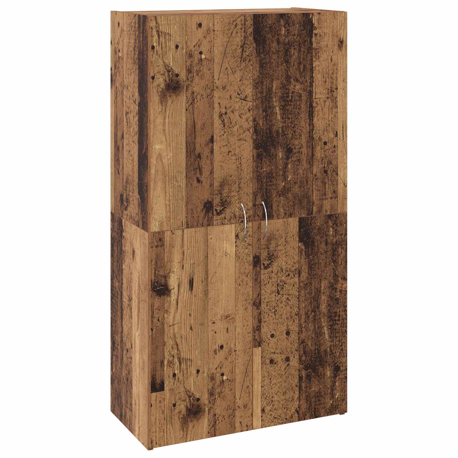 Aktenschrank Weiß 60x32x153 cm Holzwerkstoff