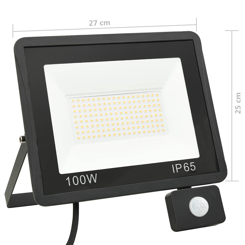 LED-Fluter mit Sensor 10W Warmweiß