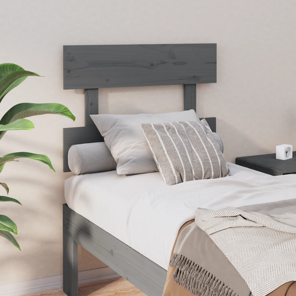 Bett-Kopfteil 78,5x3x81 cm Massivholz Kiefer