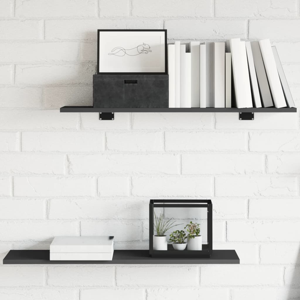 Bücherregal-Bretter 4 Stk. Weiß 40x10x1,5 cm Holzwerkstoff