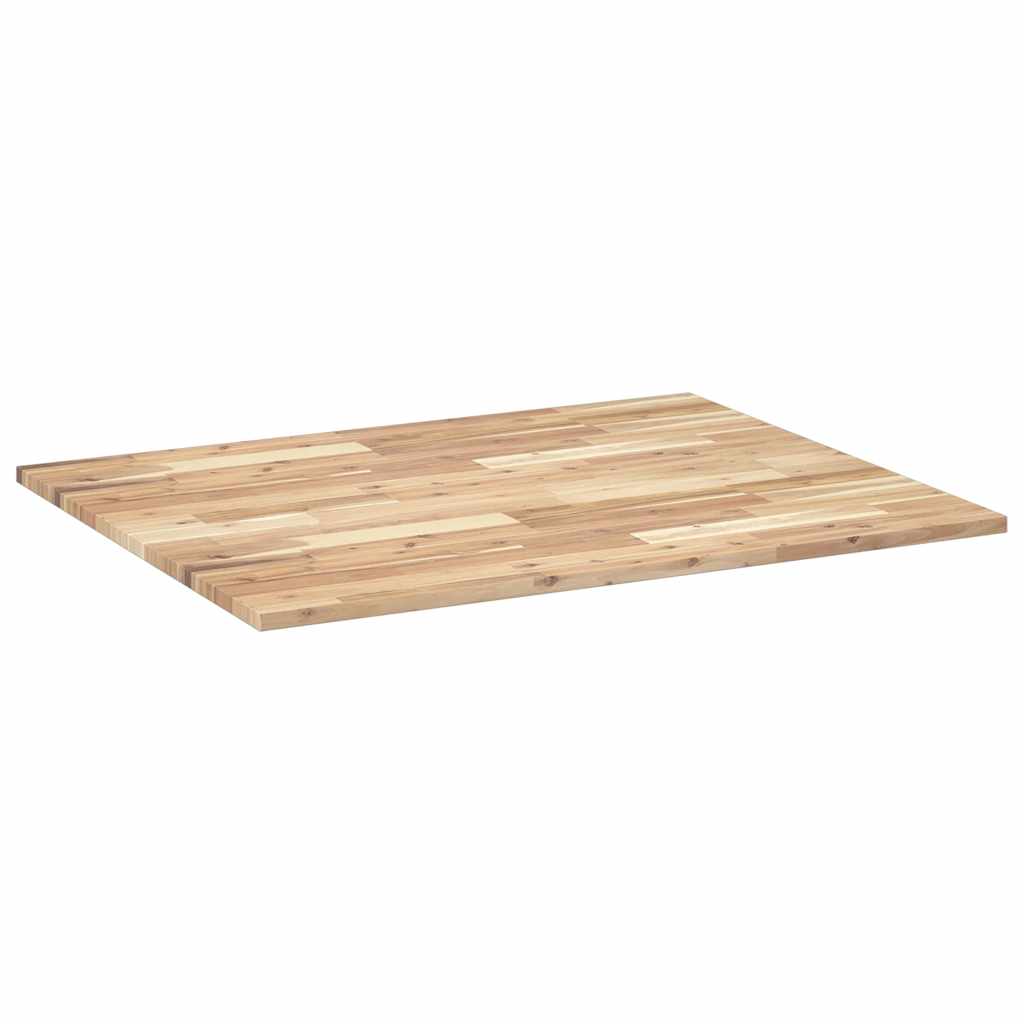 Schreibtischplatte Unbehandelt 60x50x2 cm Massivholz Akazie