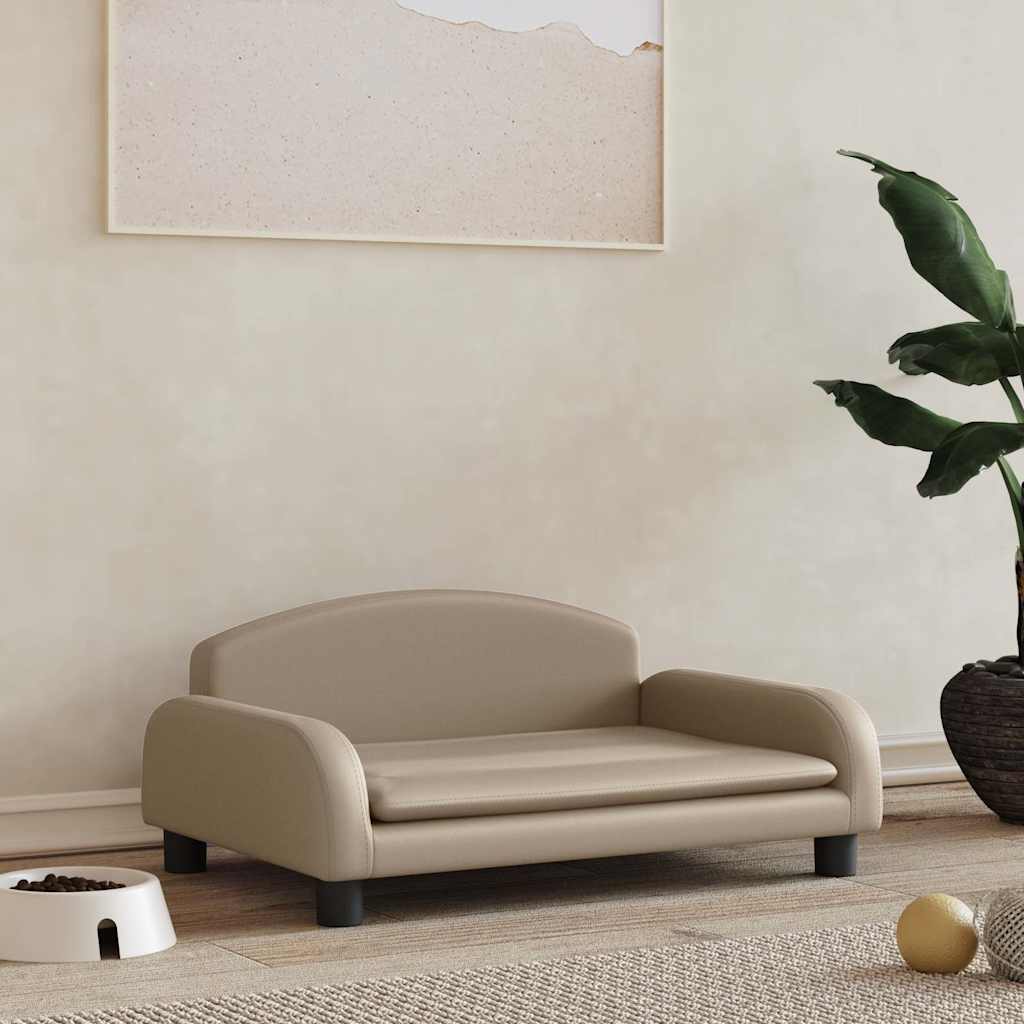 Hundebett Dunkelgrau 70x45x30 cm Stoff